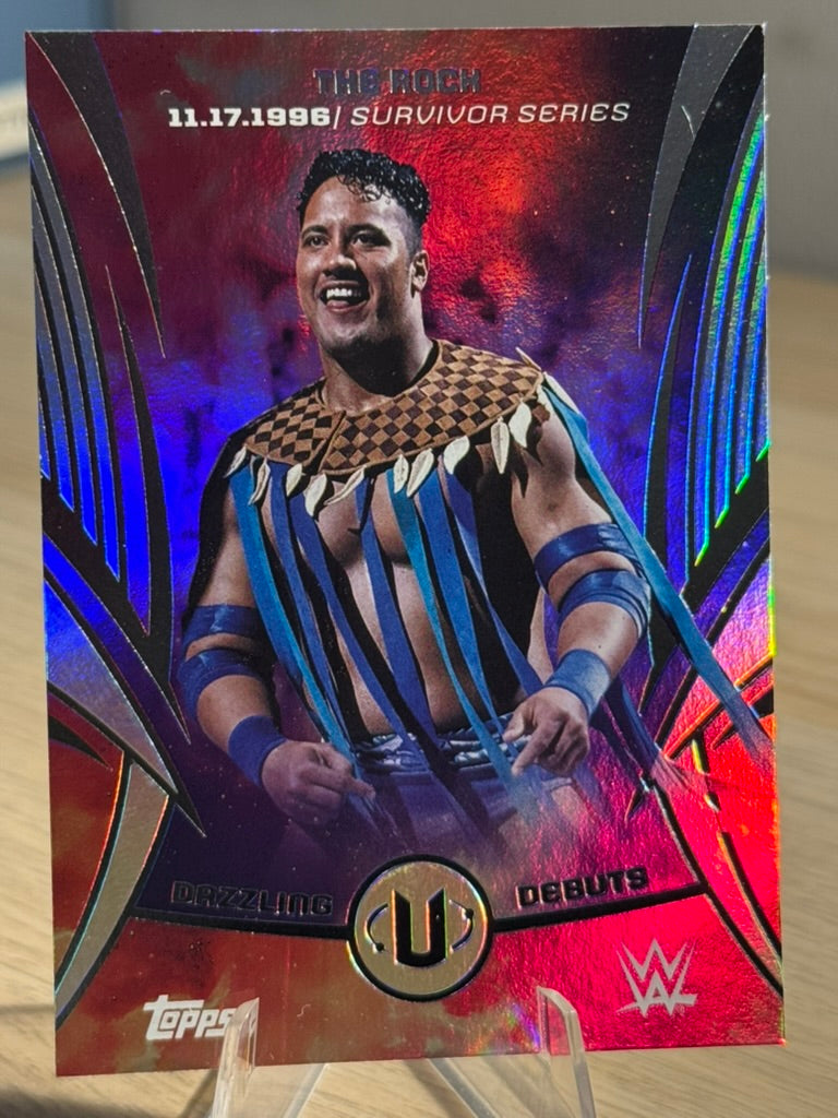 The Rock 2025 #226 WWE Topps Universe Trading Card – Just