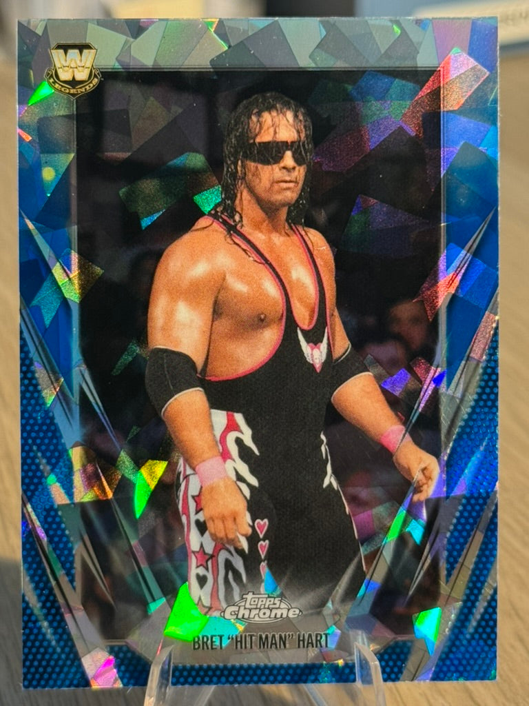 Bret Hart 2026 #30 WWE Topps Chrome Sapphire 2026
