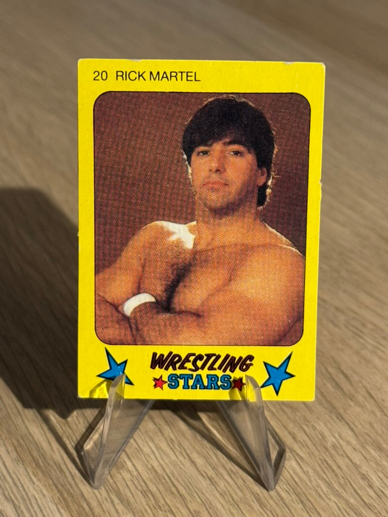 Rick Martel 1986 #20 1986 Monty Gum Wrestling Stars