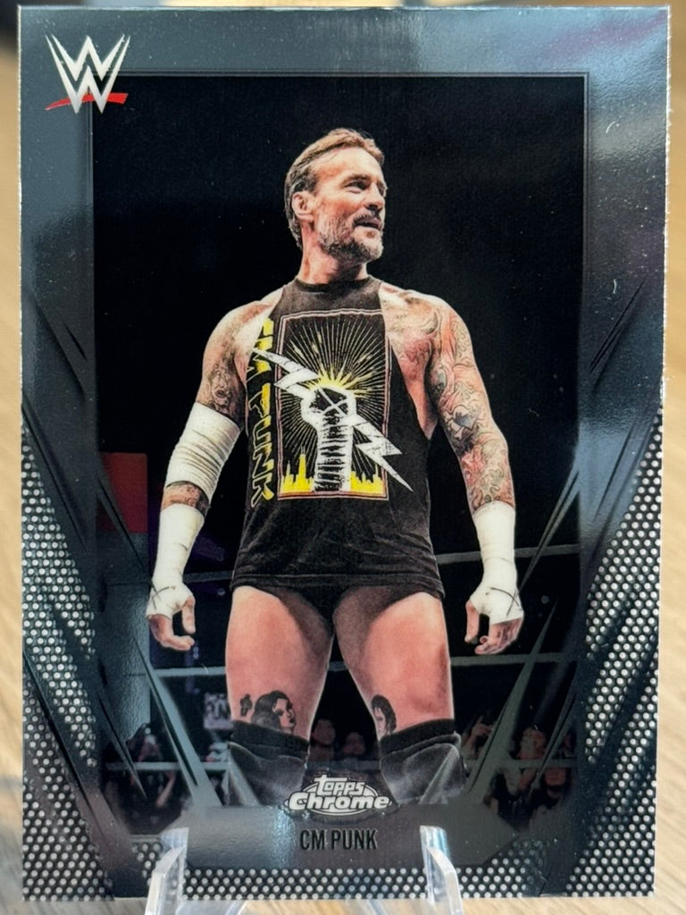 CM Punk 2026 #49 WWE Topps Chrome 2026
