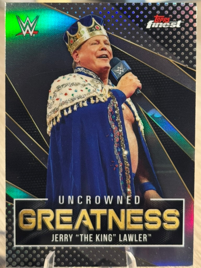 Jerry Lawler 2021 Uncrowned Greatness WWE Topps Finest 2021 #UG-7