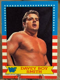 Davey Boy Smith 1987 #19 WWF Topps 1987