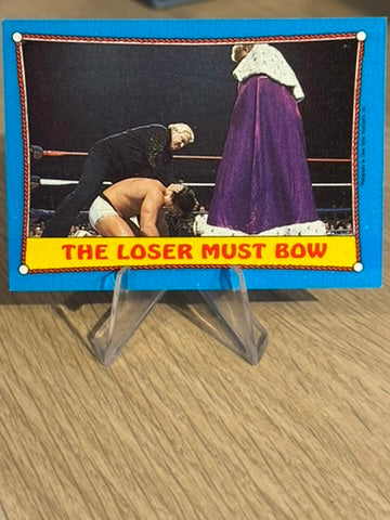 Harley Race & Bobby Heenan 1987 #34 WWF Topps 1987