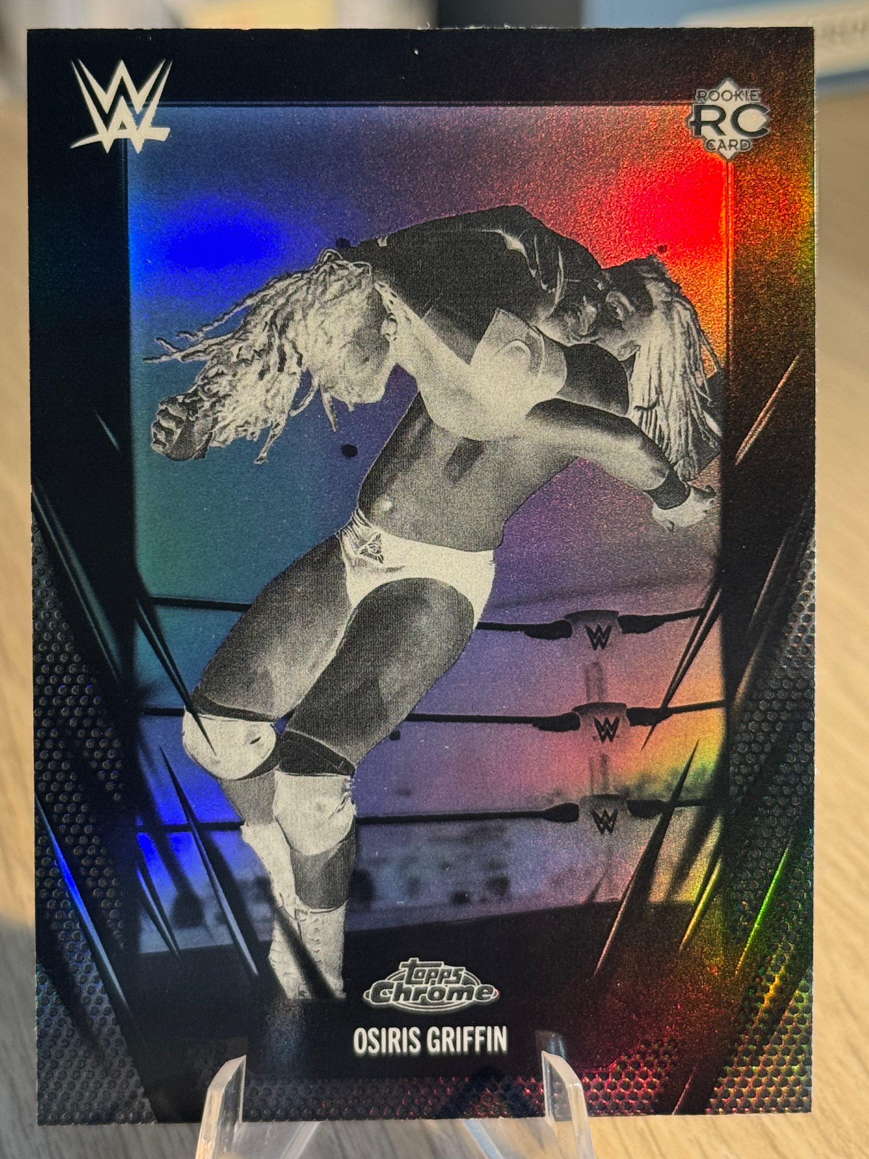 Osiris Griffin 2026 "Rookie Negative" #170 WWE Topps Chrome 2026