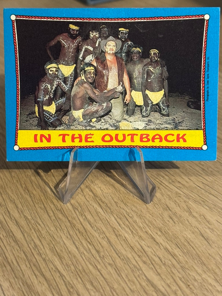 Outback Jack 1987 "Rookie Card" #25 WWF Topps 1987