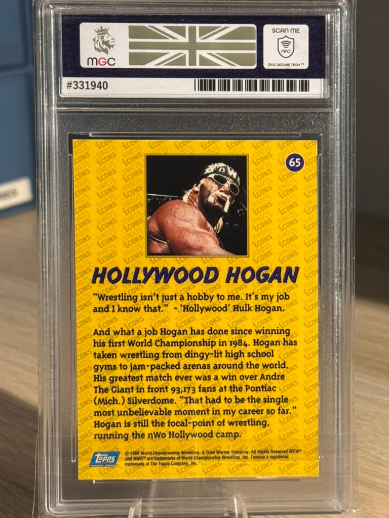 Hulk Hogan 1998 "Icons" MGC Grade 9 - WCW/NWO 1998 Topps