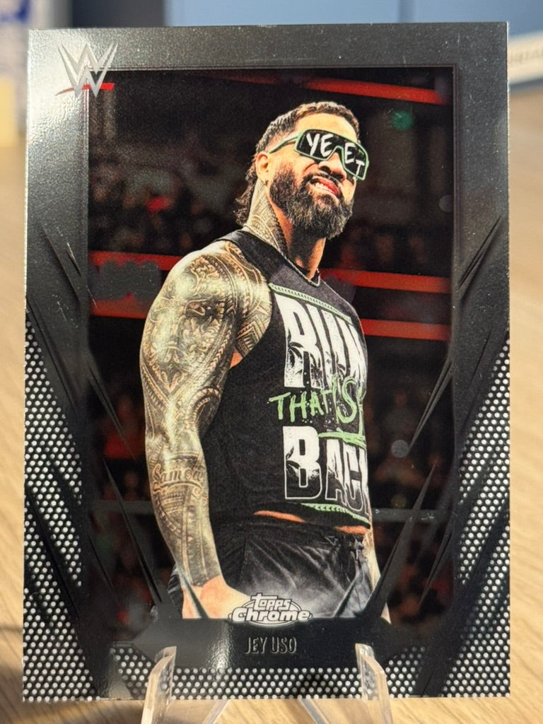 Jey Uso 2026 #83 WWE Topps Chrome 2026