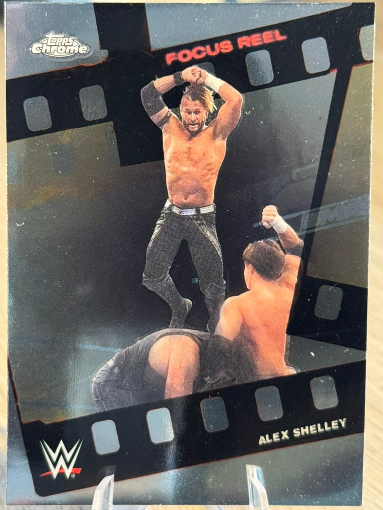 Alex Shelley 2026 "Focus Reel" #FR-25 WWE Topps Chrome 2026