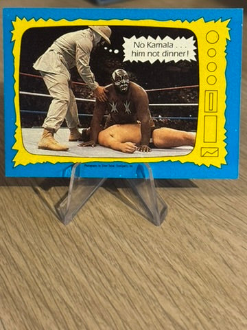 Kamala & Kimchee 1987 #70 WWF Topps 1987