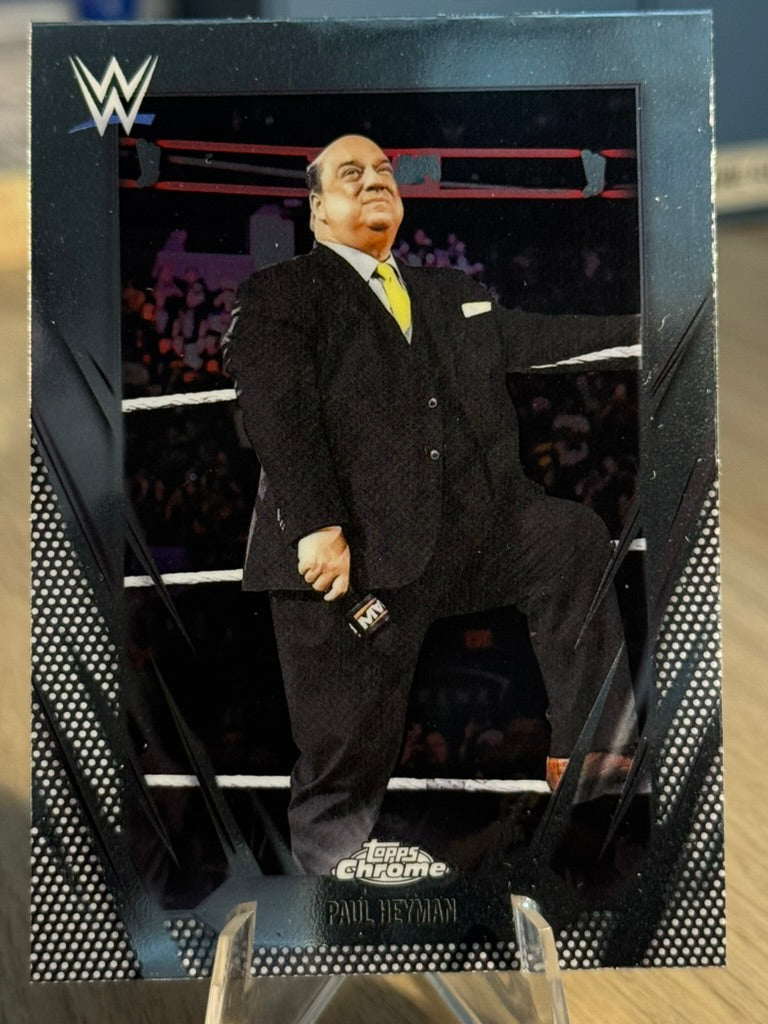 Paul Heyman 2026 #44 WWE Topps Chrome 2026