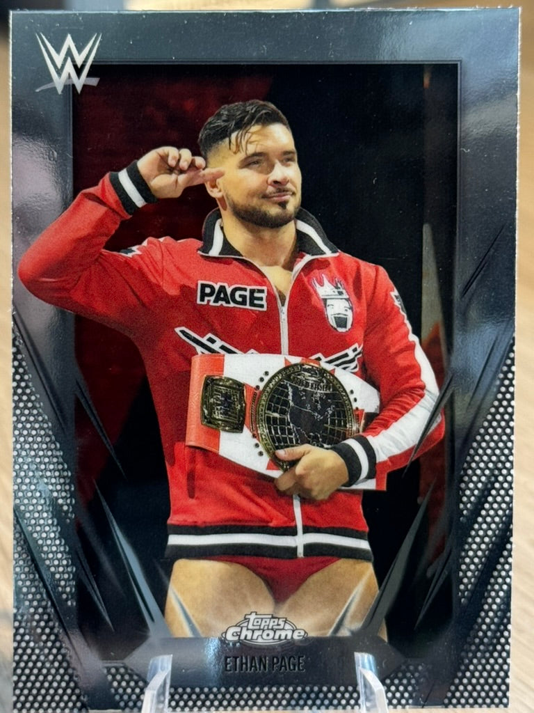 Ethan Page 2026 #133 WWE Topps Chrome 2026