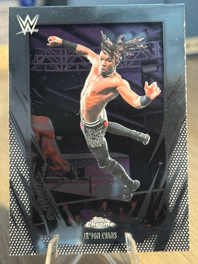 Je'Von Evans 2026 #186 WWE Topps Chrome 2026