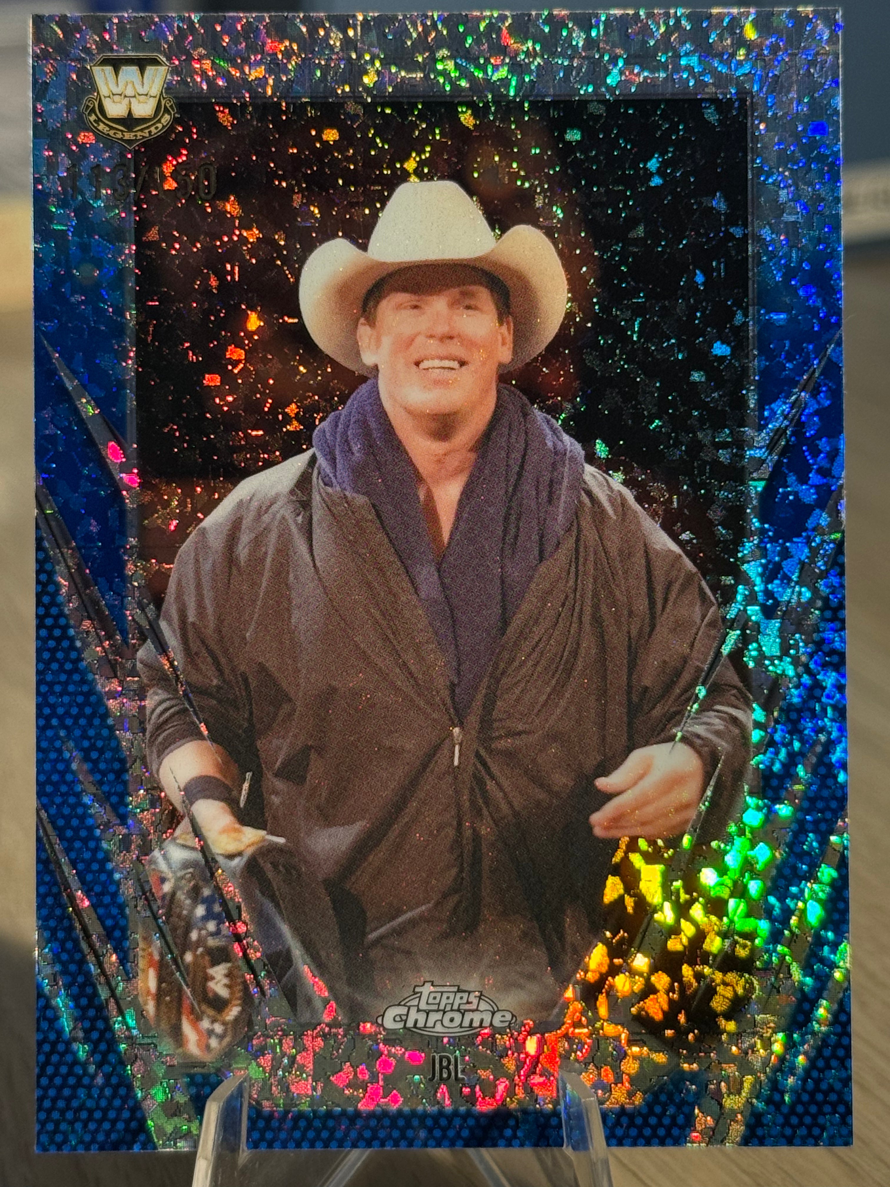 JBL 2026 #10 "Blue Refractor /150" WWE Topps Chrome 2026