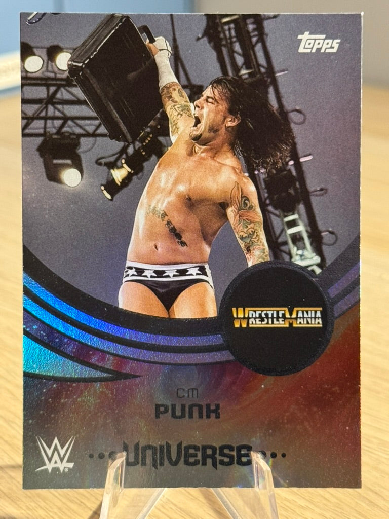 CM Punk 2025 #262 WWE Topps Universe 2025