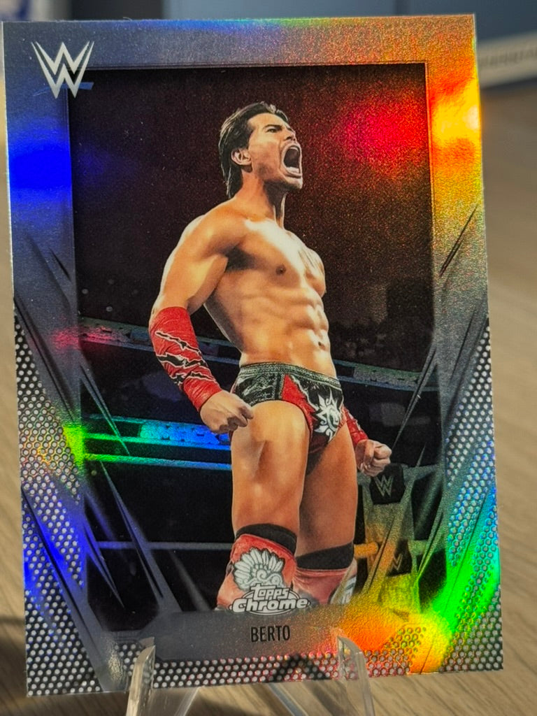 Berto 2026 "Refractor" #122 WWE Topps Chrome 2026
