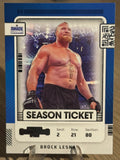 Brock Lesnar 2022 #105 "Contenders Season Ticket" WWE Chronicles 2022