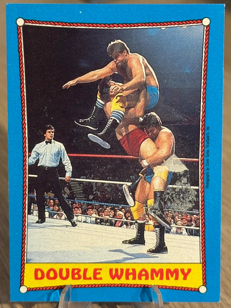Rougeau Brothers 1987 #27 WWF Topps 1987