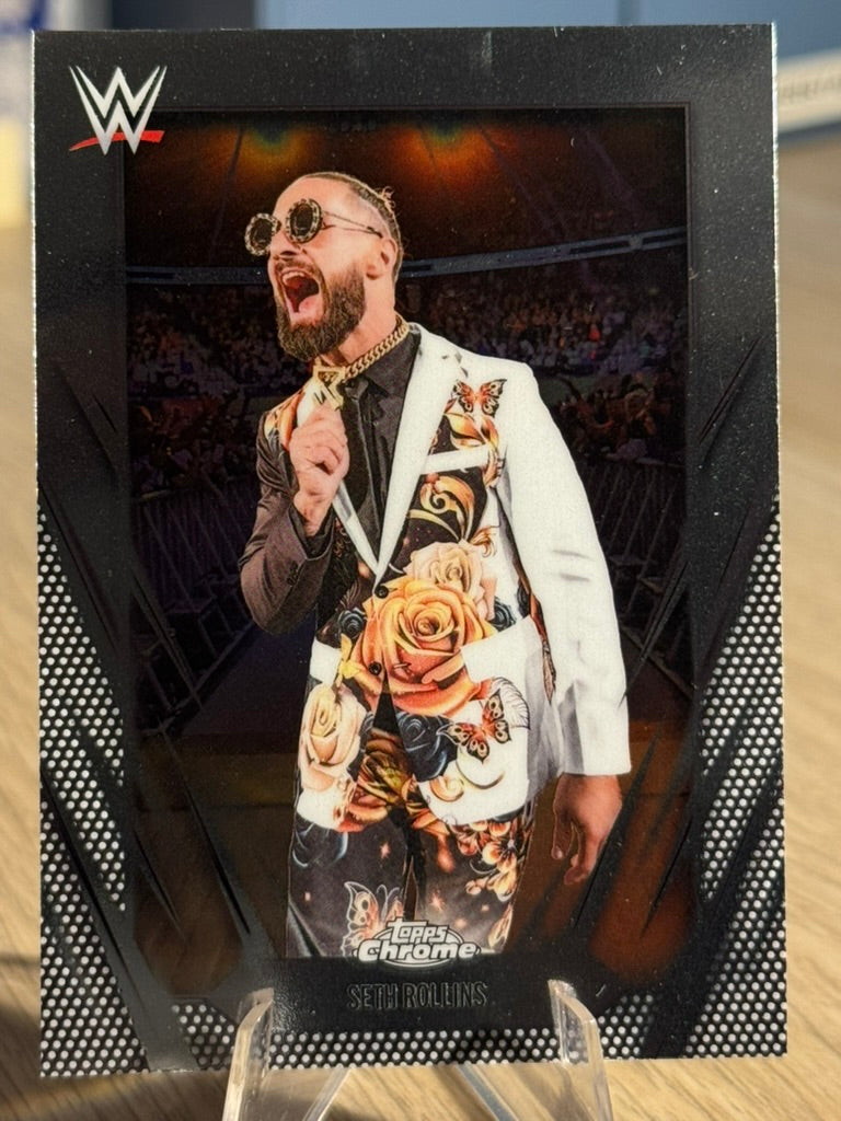 Seth Rollins 2026 #40 WWE Topps Chrome 2026
