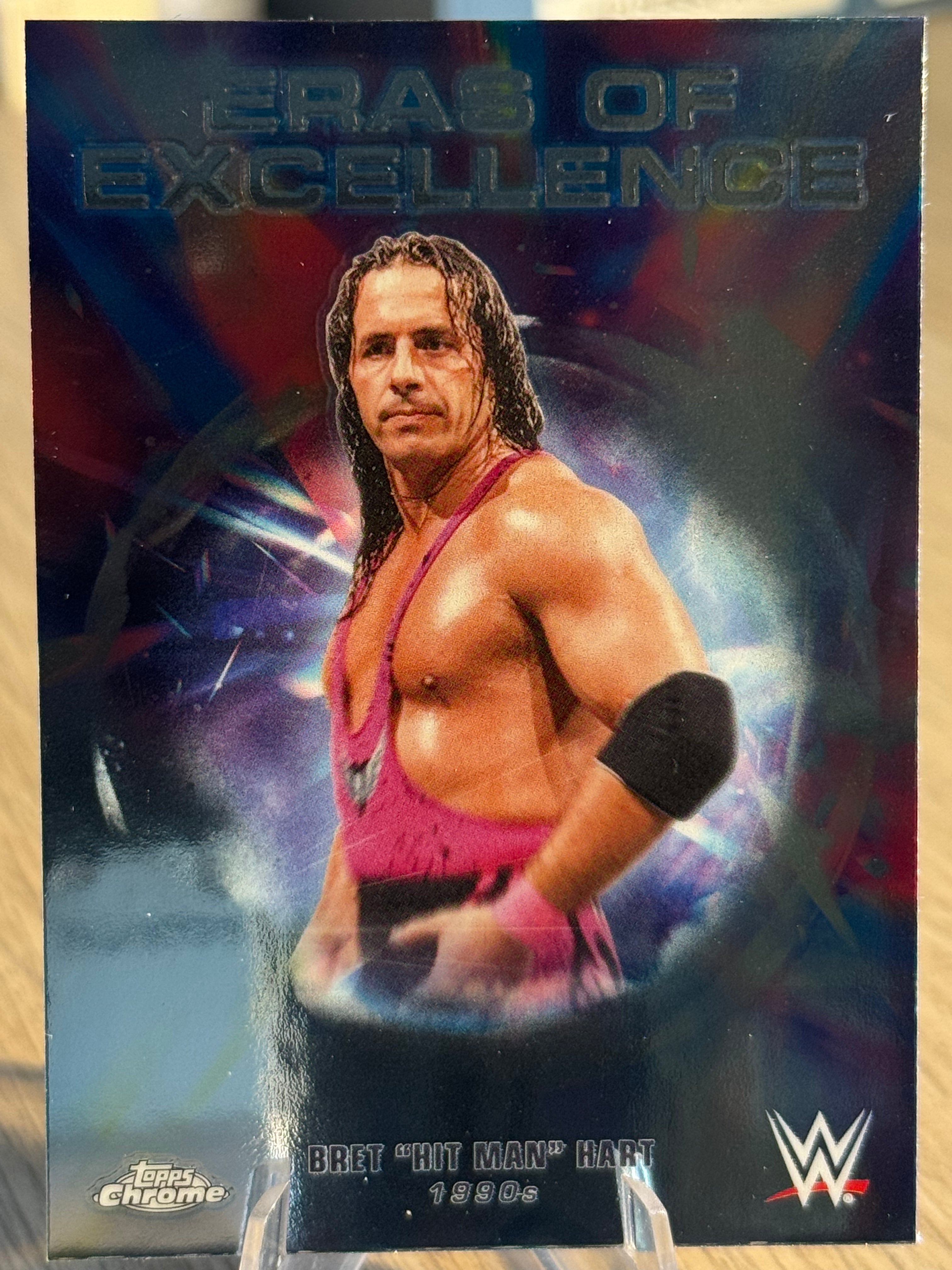 Bret Hart 2026 "Eras Of Excellence" #ERA-21 WWE Topps Chrome 2026