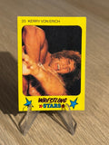 Kerry Von Erich 1986 #35 1986 Monty Gum Wrestling Stars