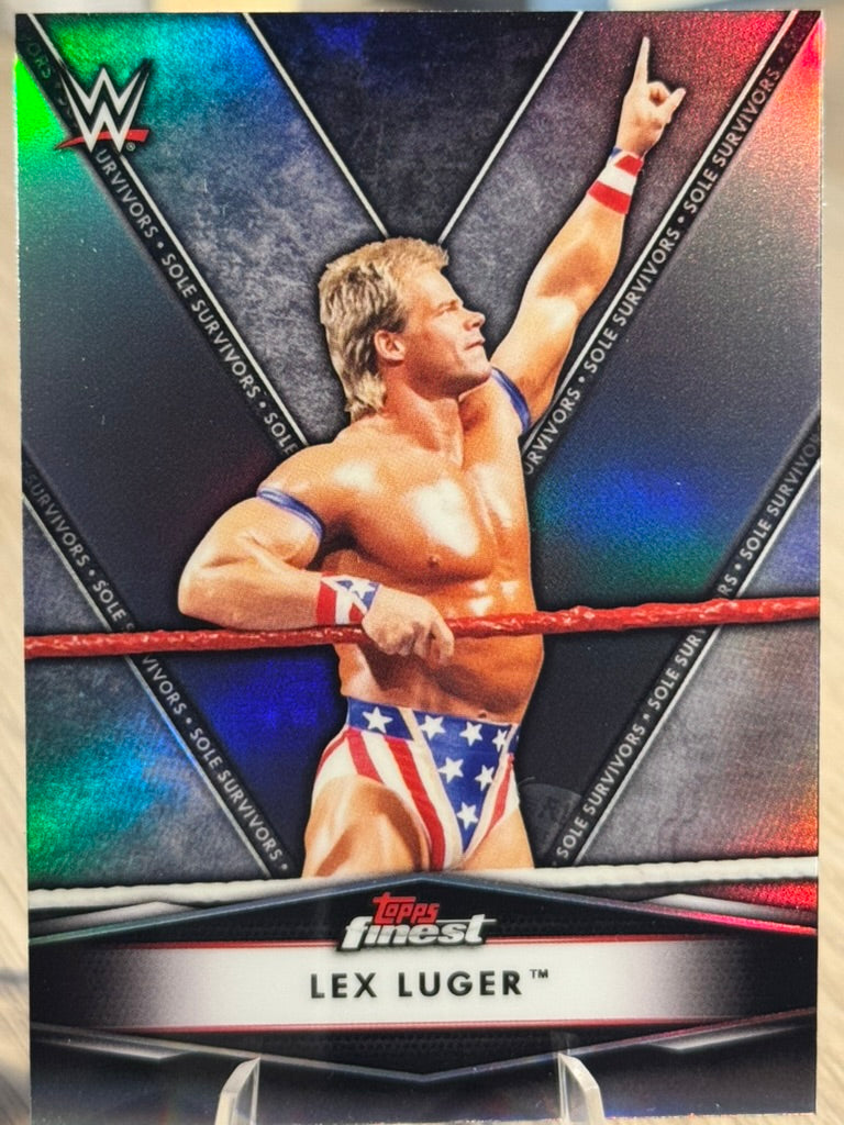 Lex Luger 2021 Sole Survivor WWE Topps Finest 2021 #SS-2