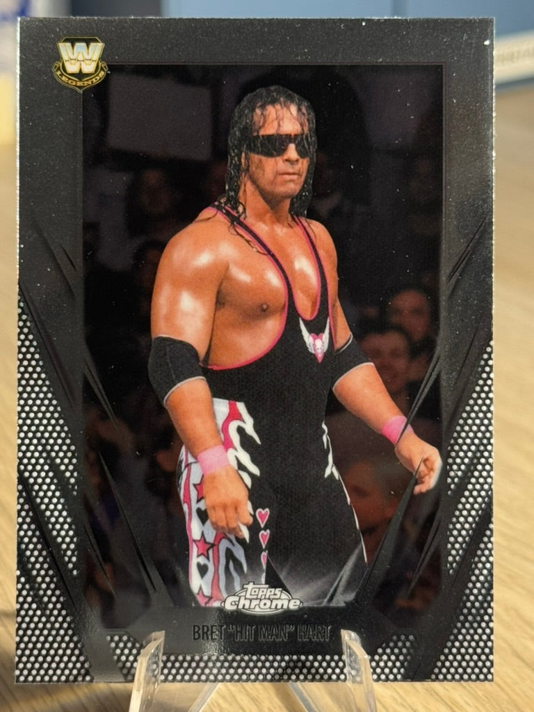 Bret Hart 2026 #30 WWE Topps Chrome 2026