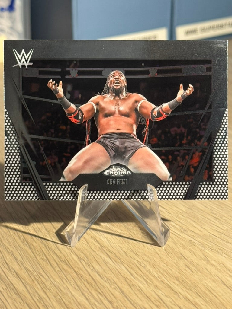 Oba Femi 2026 #120 WWE Topps Chrome 2026