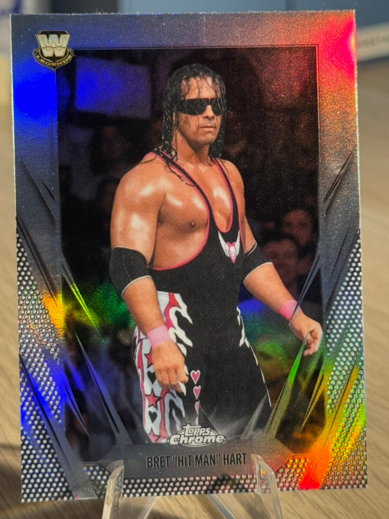 Bret Hart 2026 "Refractor" #30 WWE Topps Chrome 2026