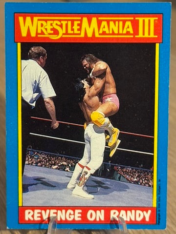 Ricky Steamboat & Randy Savage 1987 #50 WWF Topps 1987