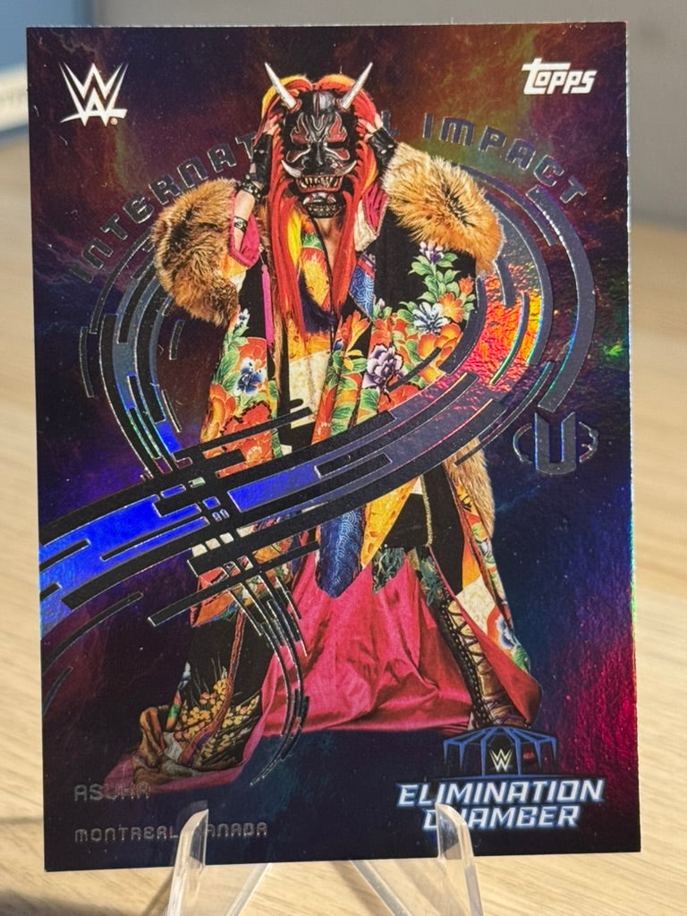Asuka 2025 #214 WWE Topps Universe Trading Card – Just Wrestling Cards
