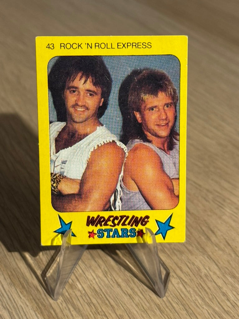 Rock N Roll Express 1986 #43 1986 Monty Gum Wrestling Stars