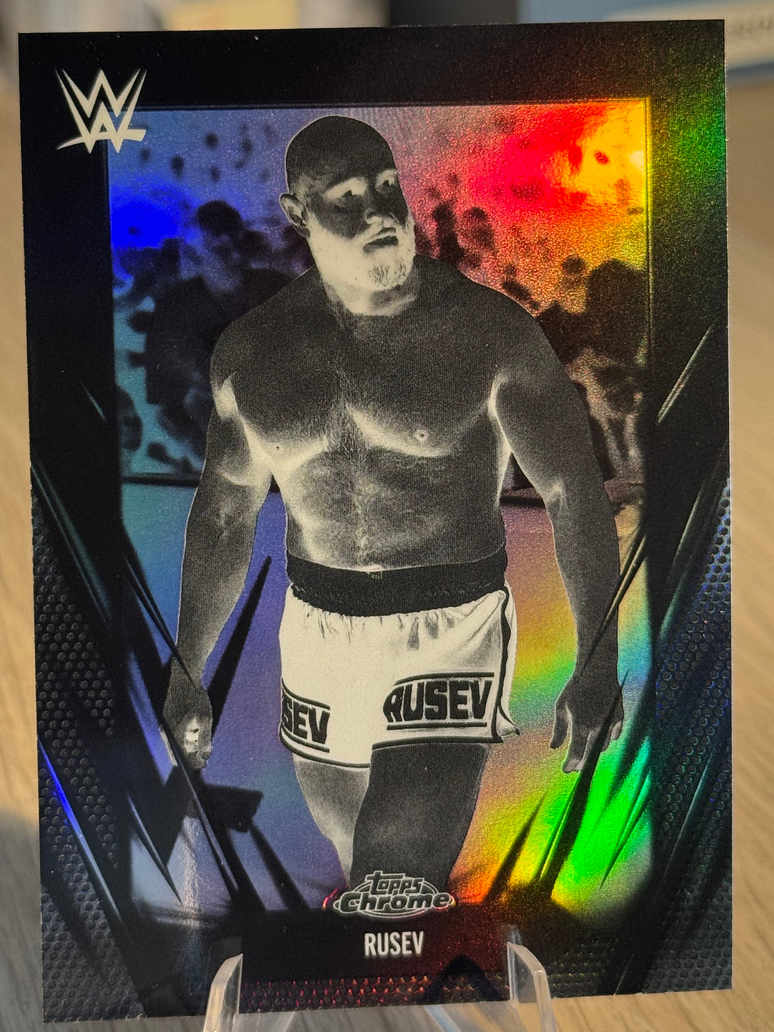 Rusev 2026 "Negative" #50 WWE Topps Chrome 2026