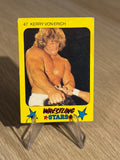 Kerry Von Erich 1986 #47 1986 Monty Gum Wrestling Stars