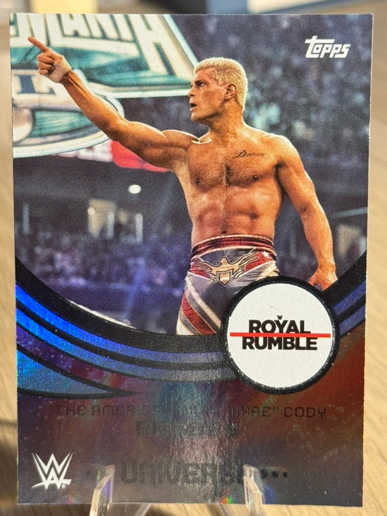 Cody Rhodes 2025 #202 WWE Topps Universe 2025