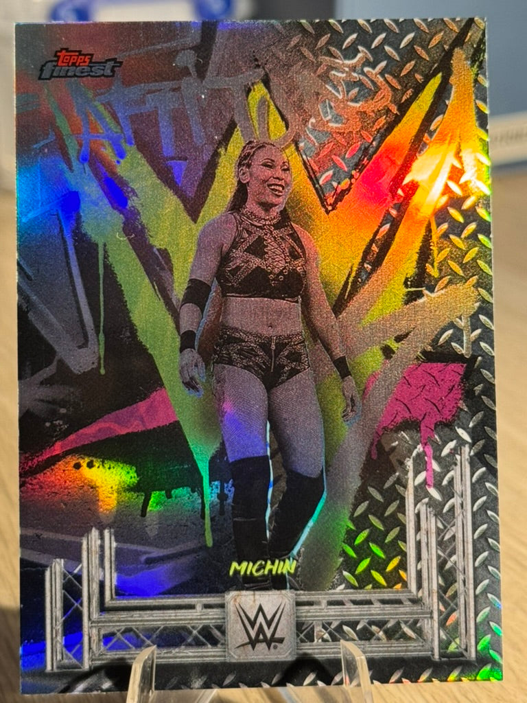 Michin 2025 "Rare" Refractor #266 WWE Finest 2025