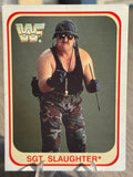 Sgt Slaughter 1991 WWF Merlin #101