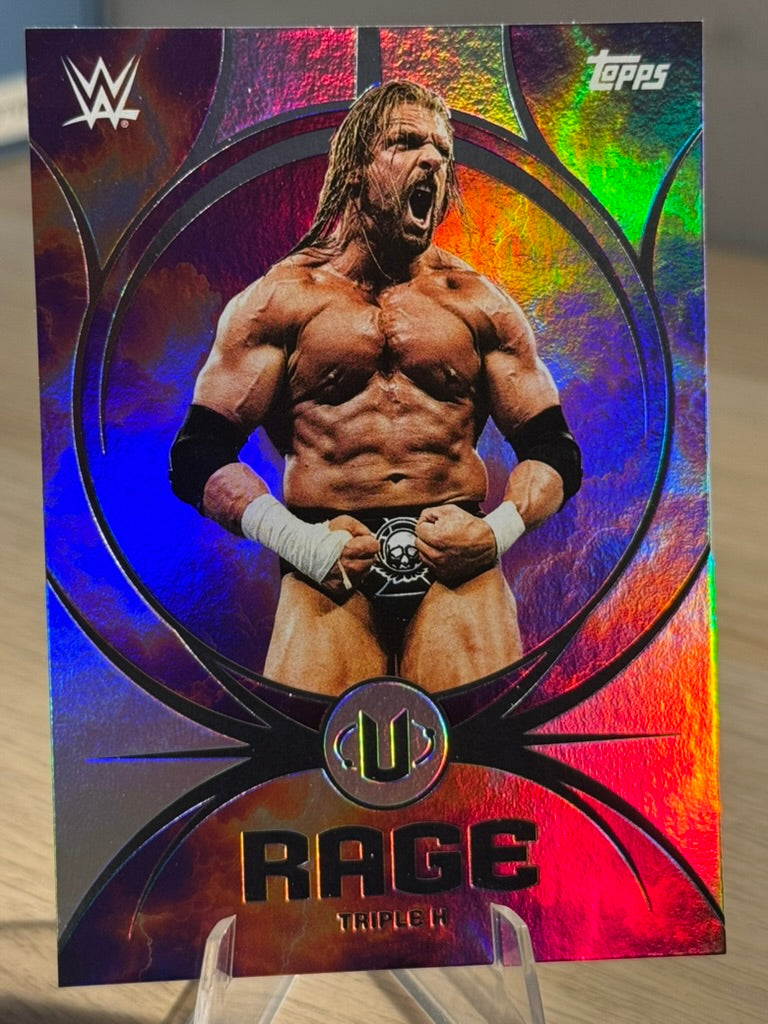 Triple H 2025 "Rage" #RA-11 WWE Topps Universe 2025