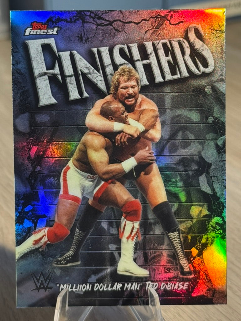 Ted DiBiase 2025 "Finishers (Refractor)" WWE Topps Finest 2025 #FNS-TD