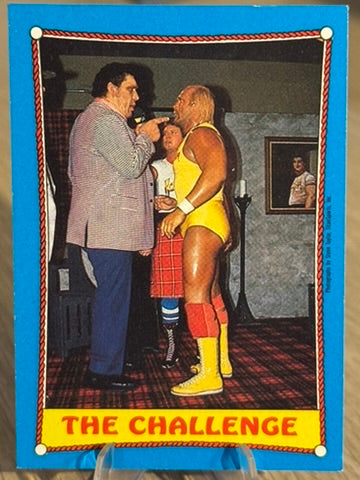 Andre The Giant & Hulk Hogan: The Challenge 1987 #58 WWF Topps 1987