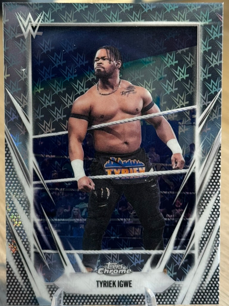 Tyriek Igwe 2026 "Logofractor" #190 WWE Topps Chrome 2026