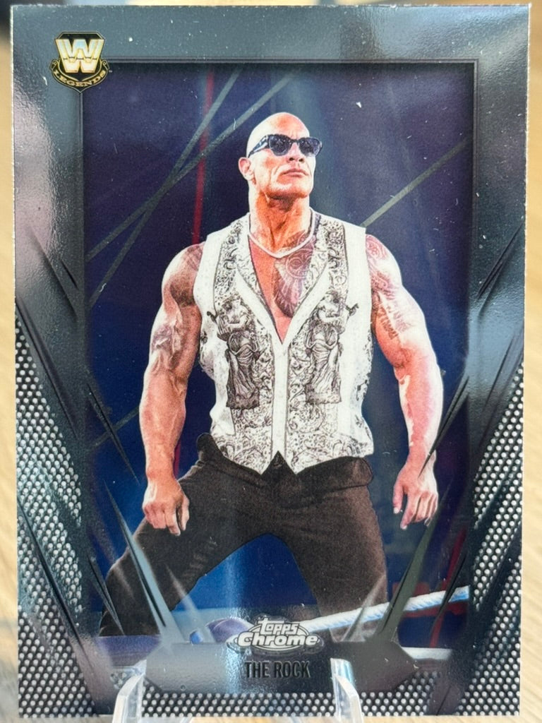 The Rock 2026 #1 WWE Topps Chrome 2026