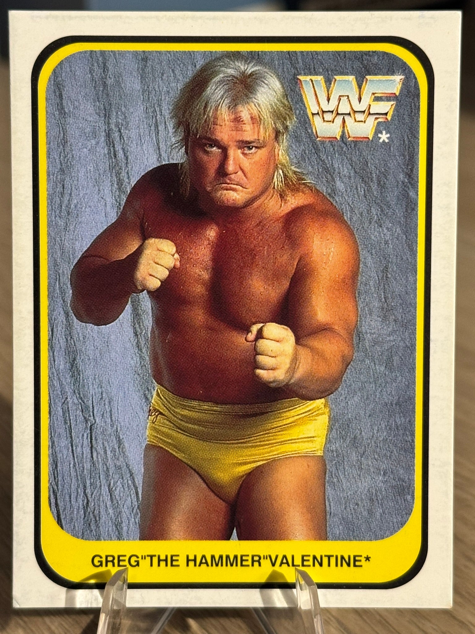 Greg Valentine 1991 WWF Merlin #16