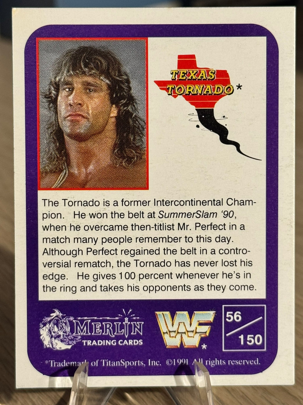 Texas Tornado 1991 WWF Merlin #56