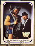 The Bezerker / Mr Fuji 1991 WWF Merlin #106