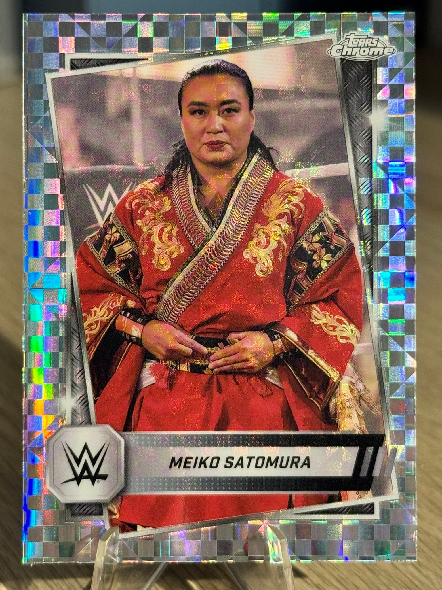 Meiko Satamura 2025 "X-Fractor" WWE Topps Chrome 2025 #121