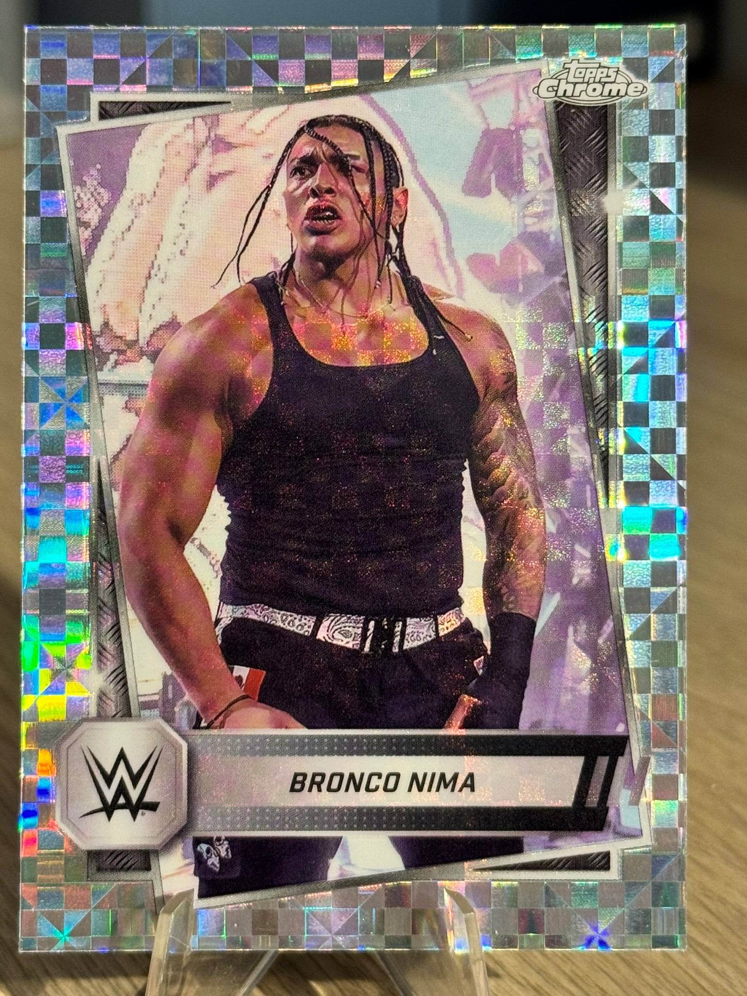 Bronco Nima 2025 "X-Fractor" WWE Topps Chrome 2025 #159