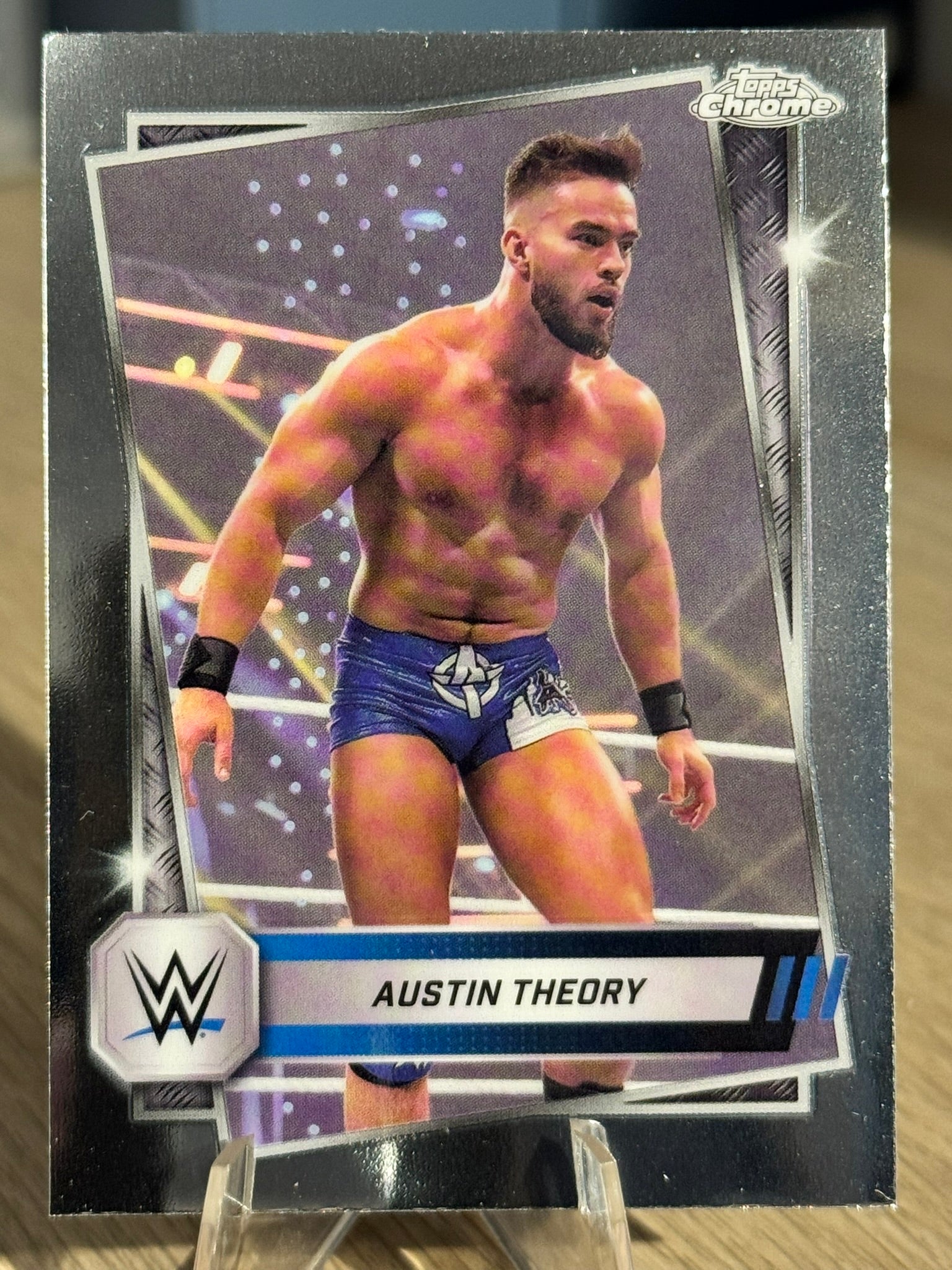 Austin Theory 2025 WWE Topps Chrome 2025 #130