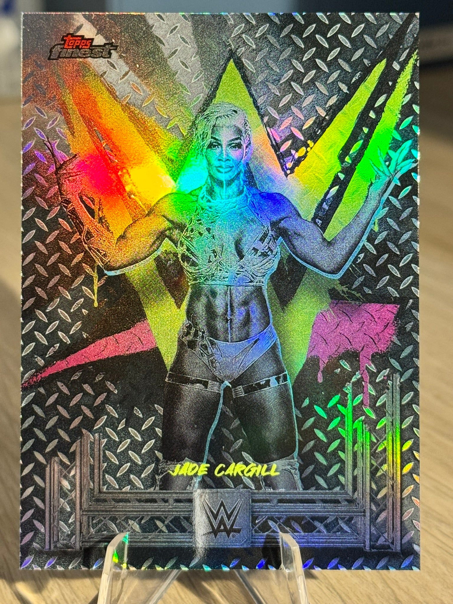 Jade Cargill 2025 "Refractor" WWE Topps Finest 2025 #55