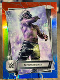 Tavion Heights 2025 "Red, White and Blue Refractor" /85 WWE Topps Chrome 2025 #68