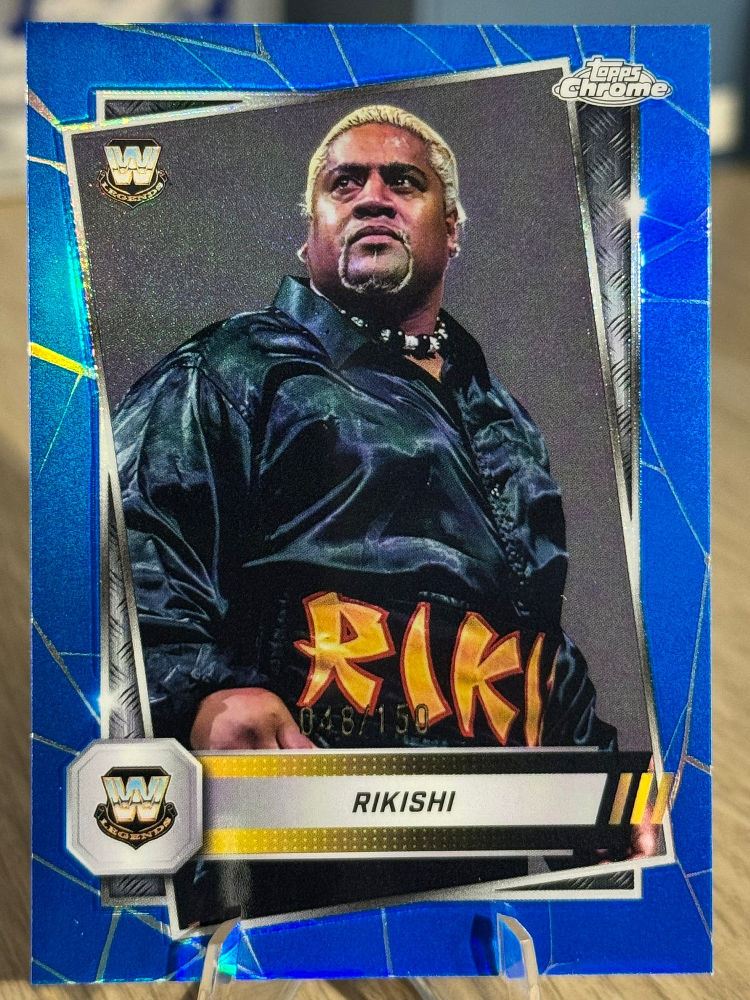 Rikishi 2025 "Blue Refractor" /150 WWE Topps Chrome 2025 #11